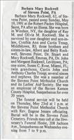 Rockwell, Barbara (Obituary)